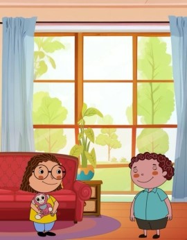 Supplementary audio-visuals with stories, songs and instructional material